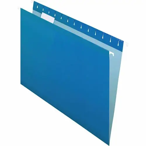 1/5 Tab Letter Hanging Folder 8.5" X 11" Blue - pack of 25 1/5 Tab Letter Hanging Folder 8.5" X 11" Blue - pack of 25