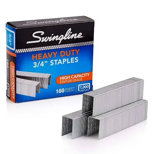 Premium Heavy Duty 3/4" Staples - pack of 1000 Premium Heavy Duty 3/4" Staples - pack of 1000