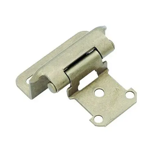 2-1/4" Self-Closing Exposed Partial Wrap Cabinet Hinge Antique Brass - pack of 2 2-1/4" Self-Closing Exposed Partial Wrap Cabinet Hinge Antique Brass - pack of 2