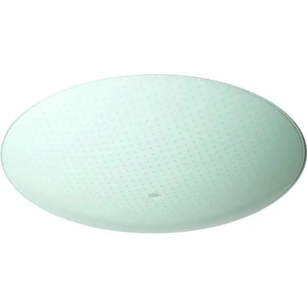 GENERIC PRIVATE BRAND Opal Clear Dot Pattern Round Glass 12 - pack of 4 318050