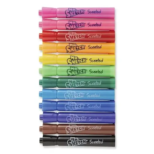 Scented Watercolor Marker Broad Chisel Tip Asst Colors - pack of 12 Scented Watercolor Marker Broad Chisel Tip Asst Colors - pack of 12