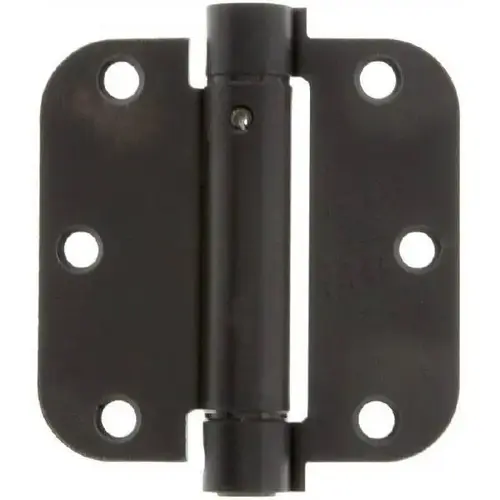 3.5 X 3.5 In. Steel Hinge 5/8 Radius (Matte Black) - pack of 2 3.5 X 3.5 In. Steel Hinge 5/8 Radius (Matte Black) - pack of 2