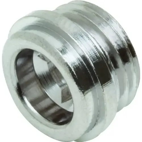 Faucet Seat Chrome 9/16"W X 5/16"L 10pk - pack of 10 Faucet Seat Chrome 9/16"W X 5/16"L 10pk - pack of 10