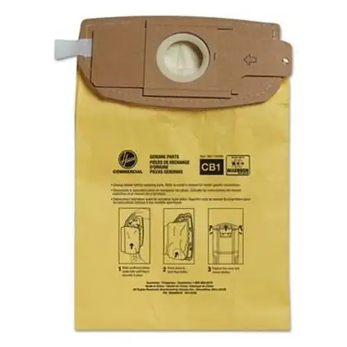 Commercial Disposable Backpack Vacuum Bag W/ Allergen Filtration - pack of 10 Commercial Disposable Backpack Vacuum Bag W/ Allergen Filtration - pack of 10