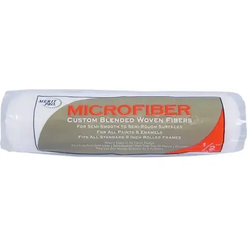 00429 9" Microfiber 1/2" Nap Roller Cover - pack of 12 00429 9" Microfiber 1/2" Nap Roller Cover - pack of 12
