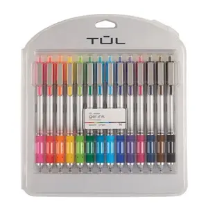 TUL BG07P14 0.7 Mm Assorted Colors Bullet Point Retractable Gel Pen - pack of 14