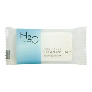 H2O Therapy H2O22-CB100 Fresh Aloe #100 Cleansing Bar, 28 G, Sachet - pack of 500