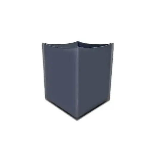 Wastebasket 8.6 Qt Slate - pack of 4 Wastebasket 8.6 Qt Slate - pack of 4