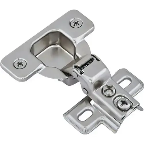 Self-Closing Concealed Hinge, 1/2 Inch Overlay 120 Degree Chrome - pack of 2 Self-Closing Concealed Hinge, 1/2 Inch Overlay 120 Degree Chrome - pack of 2