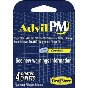 Lil' Drug Store Products, Inc 97333 Advil Pm 4-Count Retail Box - pack of 6