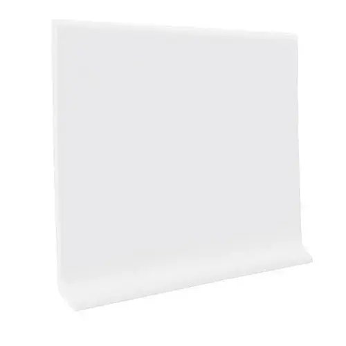 Vinyl Wallbase Cove 4inx48in Snow - pack of 16 Vinyl Wallbase Cove 4inx48in Snow - pack of 16