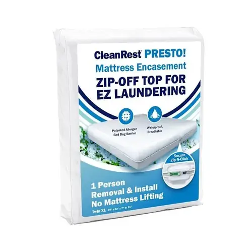 Presto! Zip-Off Top Mattress Encasement Twin Xl 39x80x7-15" - pack of 4 Presto! Zip-Off Top Mattress Encasement Twin Xl 39x80x7-15" - pack of 4