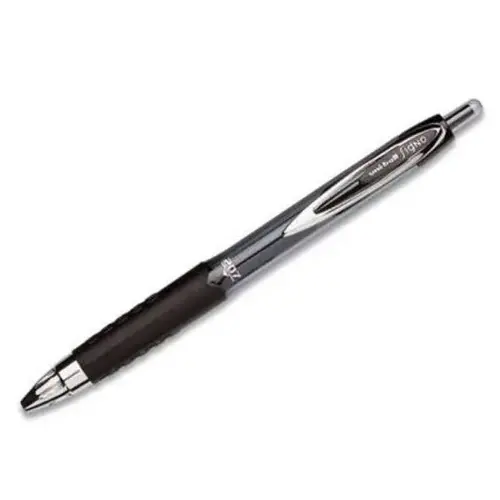 Signo Gel Pen Retract M .7 Mm Black Ink Smoke/Black Barrel - pack of 4 Signo Gel Pen Retract M .7 Mm Black Ink Smoke/Black Barrel - pack of 4