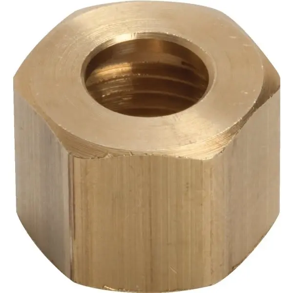 GENERIC PRIVATE BRAND Watts Brass Compression Nuts 1/4 - pack of 25 GVS-1025