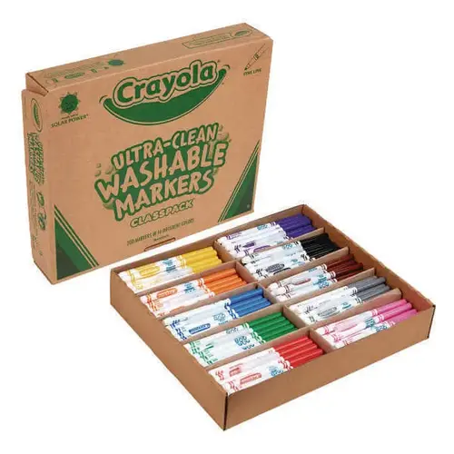 Ultra-Clean Washable Marker 10 Assorted Colors - pack of 200 Ultra-Clean Washable Marker 10 Assorted Colors - pack of 200