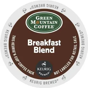GREEN MOUNTAIN COFFEE ROASTERS 5000378718 Breakfast Blend Regular K-Cup Coffee Pack - pack of 96
