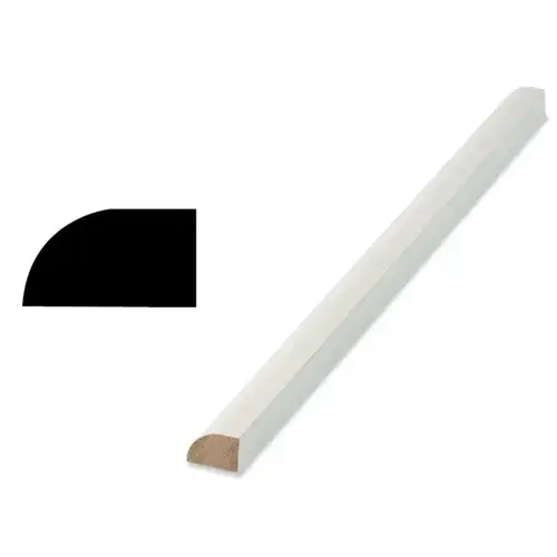 White Pine Primed Base Shoe Moulding 1/2x3/4x96" - pack of 5 White Pine Primed Base Shoe Moulding 1/2x3/4x96" - pack of 5