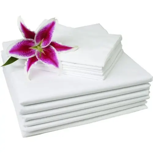 Essential Pillowcase T180 Queen 42x38" White - pack of 12 Essential Pillowcase T180 Queen 42x38" White - pack of 12