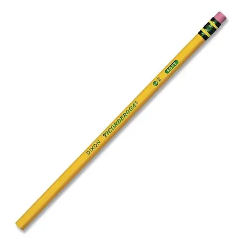 Pencils F #2.5 Black Lead Yellow Barrel - pack of 12 Pencils F #2.5 Black Lead Yellow Barrel - pack of 12