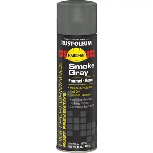 Performance Enamel Gloss Spray Paint, Smoke Gray, 15 Oz - pack of 6 Performance Enamel Gloss Spray Paint, Smoke Gray, 15 Oz - pack of 6