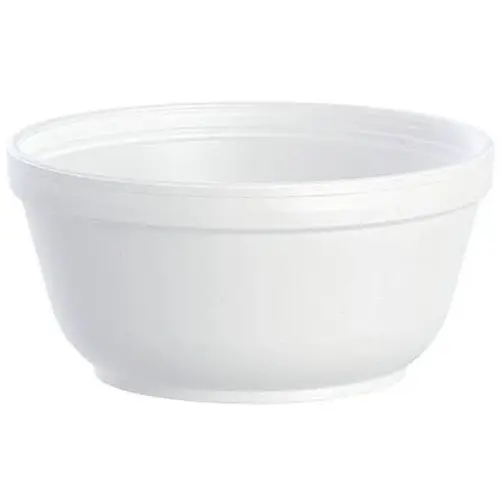 12 Oz. White Bowl Disposable Polystyrene Foam - pack of 1000 12 Oz. White Bowl Disposable Polystyrene Foam - pack of 1000