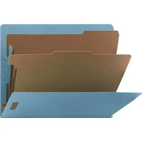 Letter Classification Folder 8.5" X 11" Blue - pack of 10 Letter Classification Folder 8.5" X 11" Blue - pack of 10