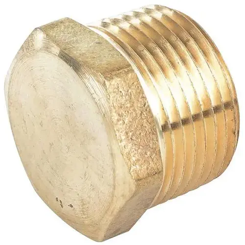 Everbilt 1/8 in. Brass HEX Head Plug - pack of 10 Everbilt 1/8 in. Brass HEX Head Plug - pack of 10