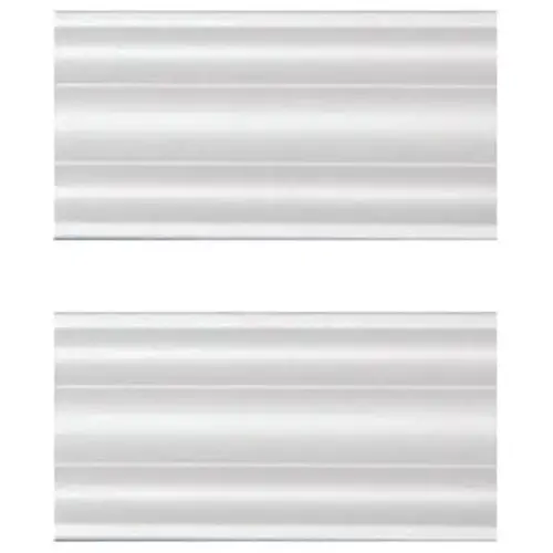 Dove White Contemporary Seam Cover Plates - pack of 20 Dove White Contemporary Seam Cover Plates - pack of 20