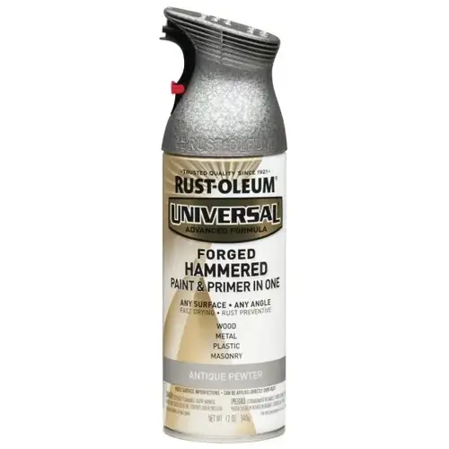 Antique Pewter Hammered Metal Spray Paint And Primer - pack of 6 Antique Pewter Hammered Metal Spray Paint And Primer - pack of 6