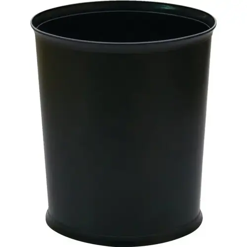 Lancaster 13quart Oval Black Plastic Wastebasket Ignition - pack of 8 Lancaster 13quart Oval Black Plastic Wastebasket Ignition - pack of 8