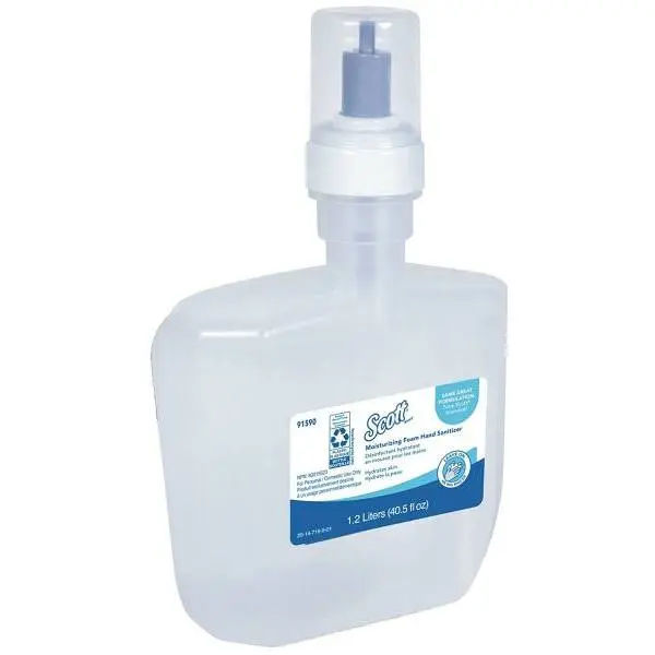 SCOTT Fresh Scent Moisturizing Foam Hand Sanitizer Clear - pack of 2 91590 SCOTT Fresh Scent Moisturizing Foam Hand Sanitizer Clear - pack of 2 91590