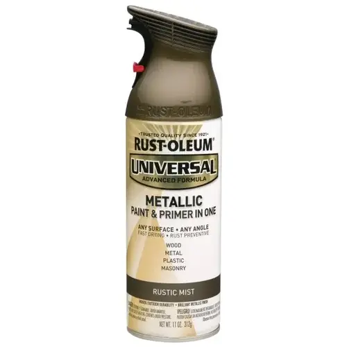 Rustic Mist All Surface Metallic Spray Paint And Primer - pack of 6 Rustic Mist All Surface Metallic Spray Paint And Primer - pack of 6