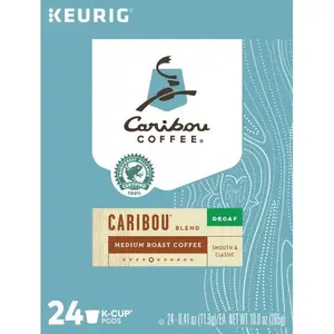 Caribou Coffee 5000381311 Coffee Decaf Blend K-Cup - pack of 96