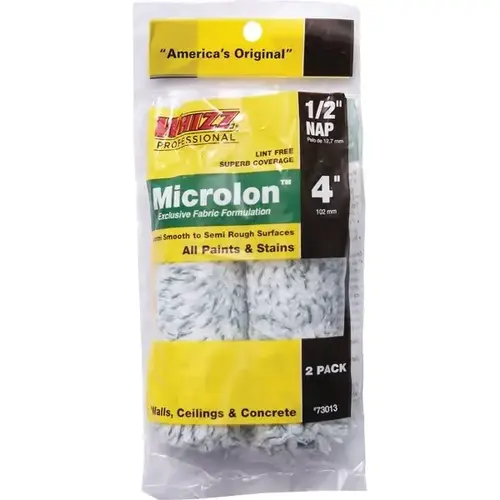 73013 4" Microlon 1/2" Nap Mini Roller Cover - pack of 20 73013 4" Microlon 1/2" Nap Mini Roller Cover - pack of 20