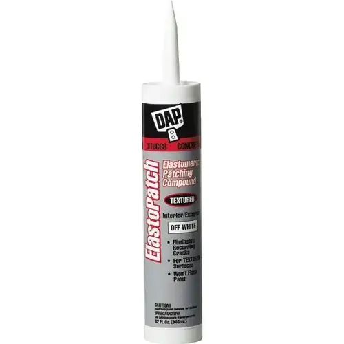 10 Oz Elastopatch Textured Flexible Patching Compound (Off White) (12-Count) - pack of 12 10 Oz Elastopatch Textured Flexible Patching Compound (Off White) (12-Count) - pack of 12