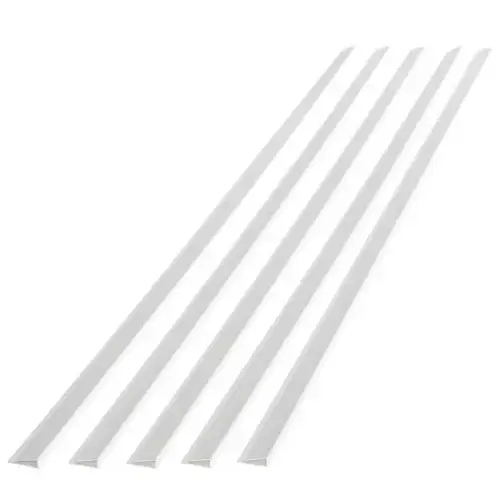 47" Vinyl Large Profile J Trim, Gloss White - pack of 5 47" Vinyl Large Profile J Trim, Gloss White - pack of 5