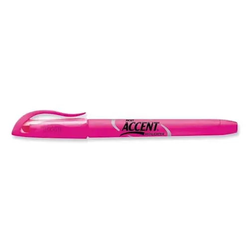 Pocket Style Highlighters Pink Ink/Barrel Chisel Tip - pack of 12 Pocket Style Highlighters Pink Ink/Barrel Chisel Tip - pack of 12