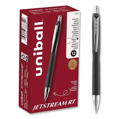 Hybrid Gel Pen Bold 1 Mm Black Ink Black/Silver Brl - pack of 12 Hybrid Gel Pen Bold 1 Mm Black Ink Black/Silver Brl - pack of 12