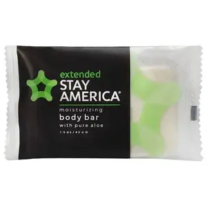 Extended STAY AMERICA ESA01-CB300 Sachet Wrapped Massage Bar 1.5oz / 42g - pack of 300