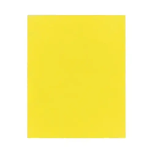 Yellow 2-Pocket Folder Without Fastener - pack of 25 Yellow 2-Pocket Folder Without Fastener - pack of 25