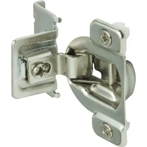 1/2" Overlay Self-Closing Concealed Cabinet Hinge For Framed Cabinets Nickel - pack of 2 1/2" Overlay Self-Closing Concealed Cabinet Hinge For Framed Cabinets Nickel - pack of 2