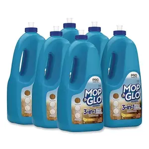 PROFESSIONAL MOP & GLO 36241-74297 Multi-Surface Floor Cleaner Fresh Citrus 64oz - pack of 6