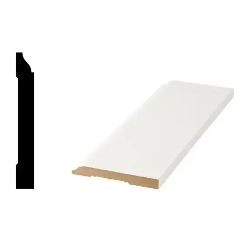 620 White Primed Mdf Base Moulding 15/32 In. X 4-1/4 In. X 96 In. - pack of 5 620 White Primed Mdf Base Moulding 15/32 In. X 4-1/4 In. X 96 In. - pack of 5