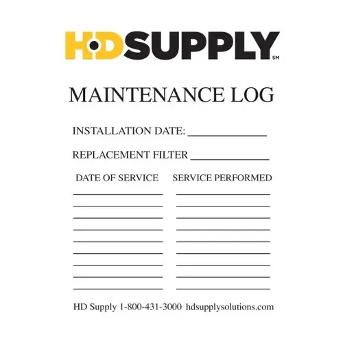 Maintenance Log Sticker - pack of 100 Maintenance Log Sticker - pack of 100