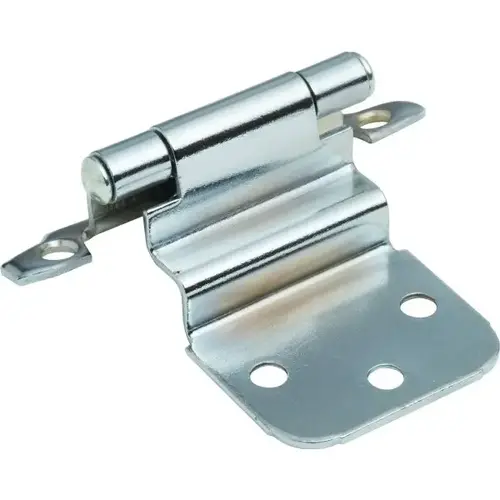 1-1/2" Self-Closing Exposed Inset Cabinet Hinge Chrome Decorative Wing - pack of 2 1-1/2" Self-Closing Exposed Inset Cabinet Hinge Chrome Decorative Wing - pack of 2