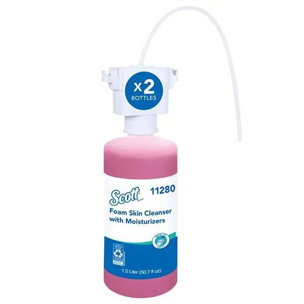 SCOTT Green Certified Under-Counter Unscented Foaming Hand Soap Pink - pack of 2 11280 SCOTT Green Certified Under-Counter Unscented Foaming Hand Soap Pink - pack of 2 11280