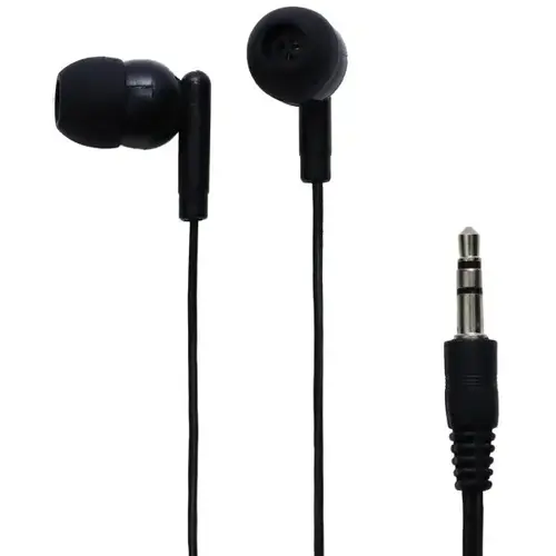 Ae-215 Audio Earphone With 3.5mm Connection, Black - pack of 500 Ae-215 Audio Earphone With 3.5mm Connection, Black - pack of 500