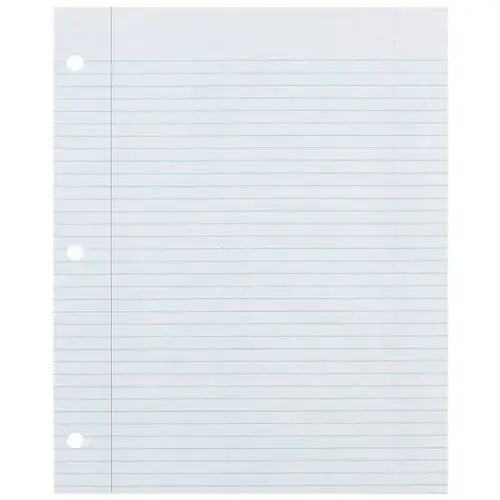 Ecology Recycled Filler Paper College Ruled 8.5"X11" - pack of 500 Ecology Recycled Filler Paper College Ruled 8.5"X11" - pack of 500