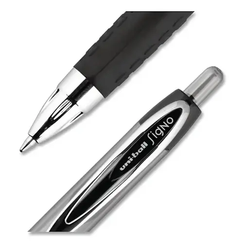 Signo 207 Gel Pen 0.7 Mm Black Ink Smoke/Black Brl - pack of 12 Signo 207 Gel Pen 0.7 Mm Black Ink Smoke/Black Brl - pack of 12