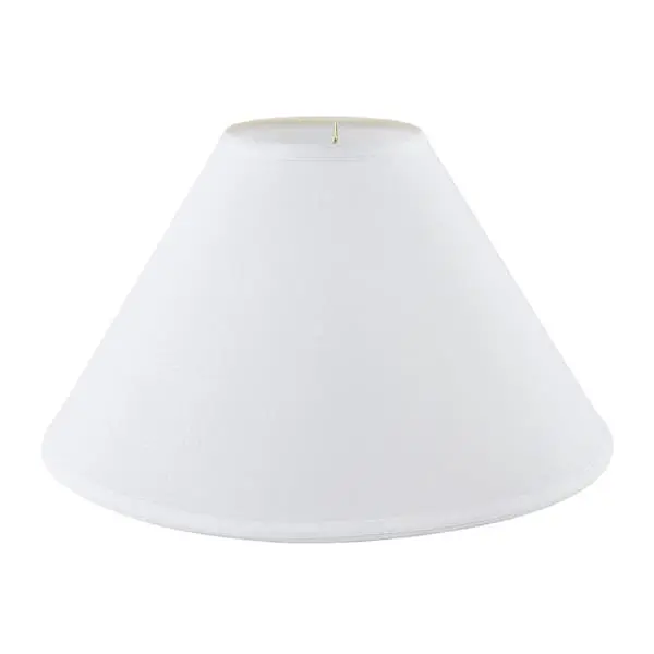 GENERIC PRIVATE BRAND Round Hardback Linen Lamp Shade 6 X18 X 11-1/2 White - pack of 6 318729 GENERIC PRIVATE BRAND Round Hardback Linen Lamp Shade 6 X18 X 11-1/2 White - pack of 6 318729